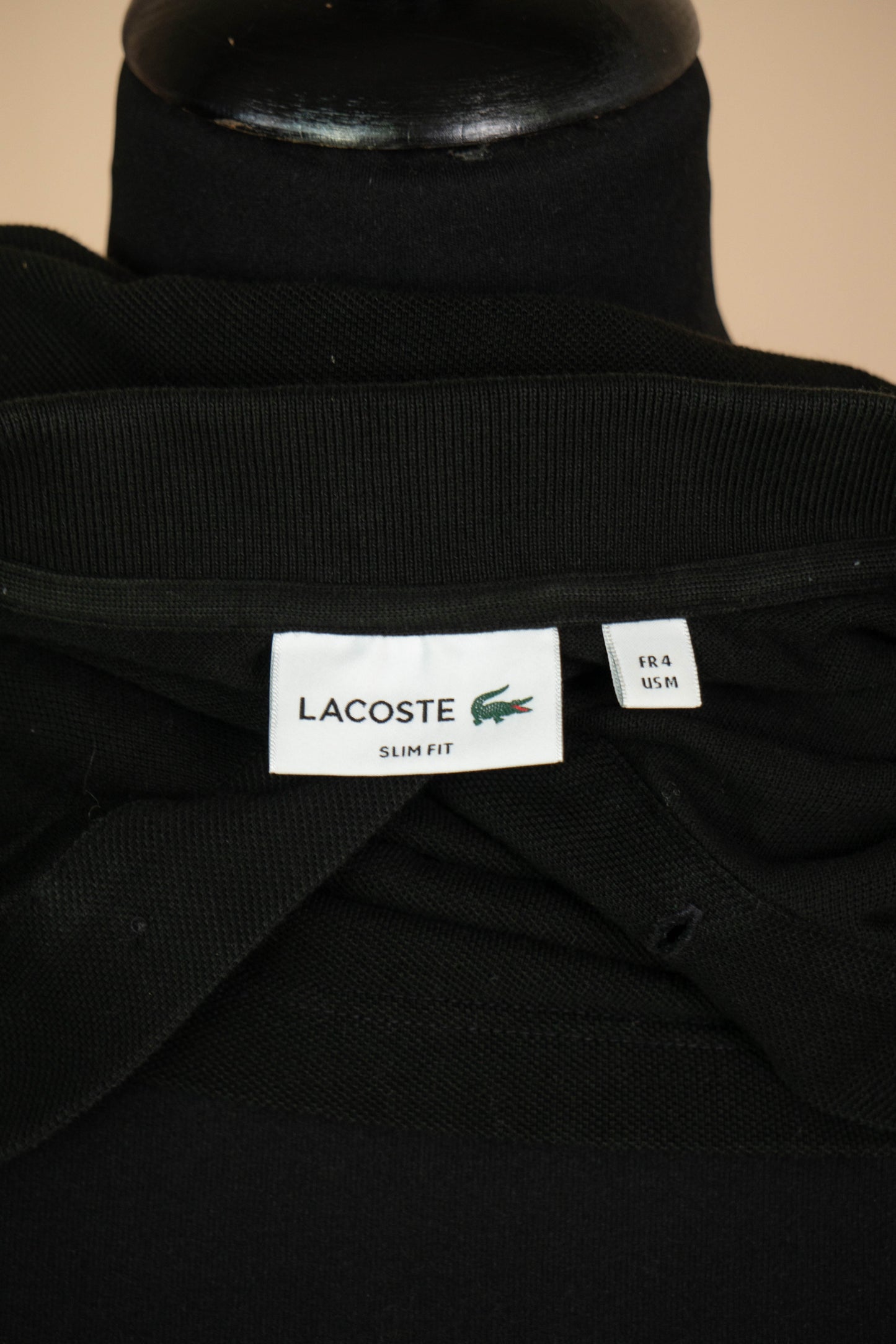 1980 Polo Lacoste Maniche corte Nera - M