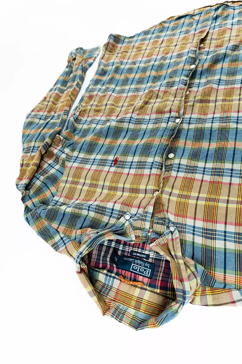 Camicie Ralph Lauren a Scacchi Custom Fit - XL