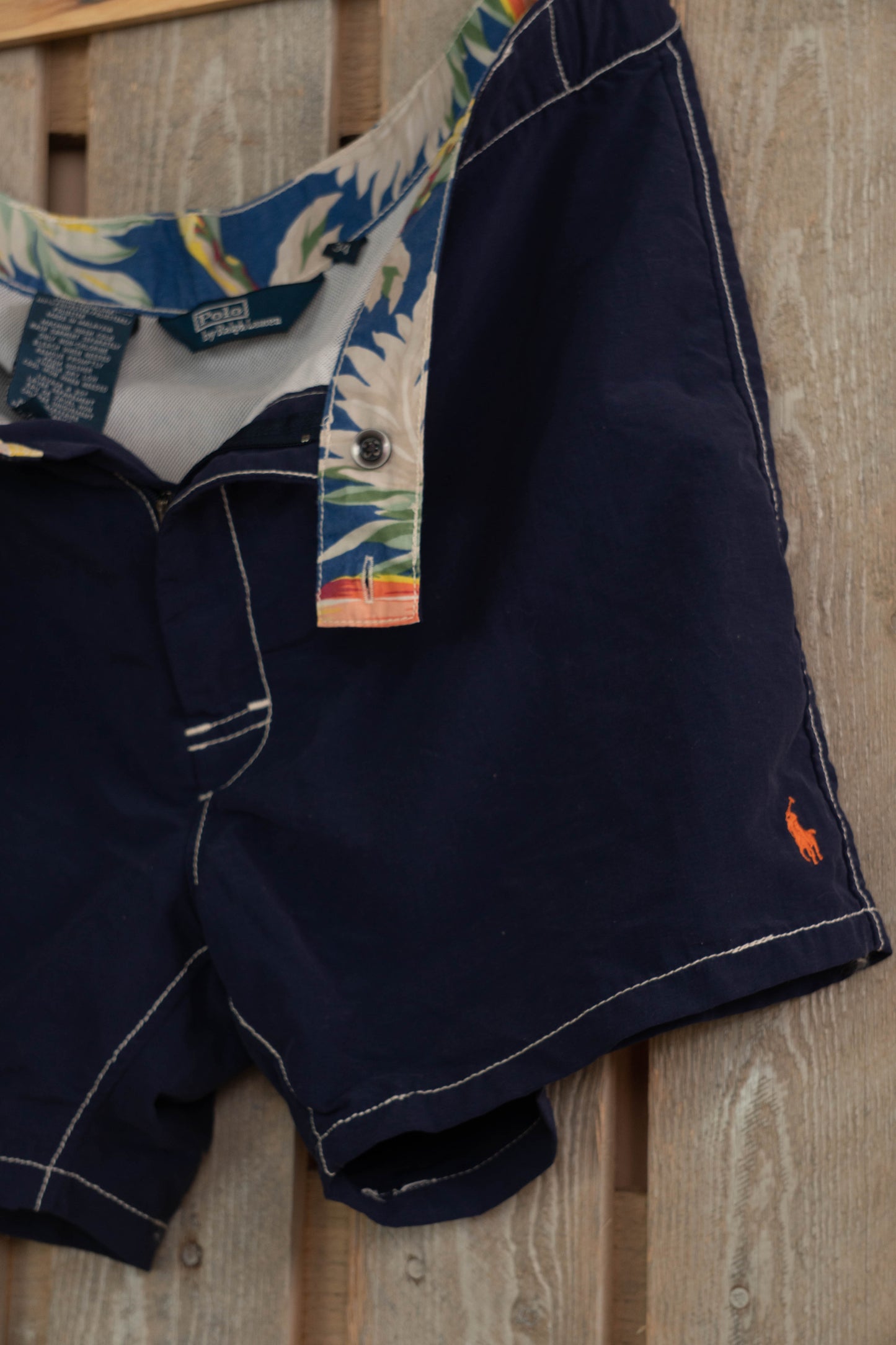 2000 Costume Ralph Lauren Blu Scuro - W 34