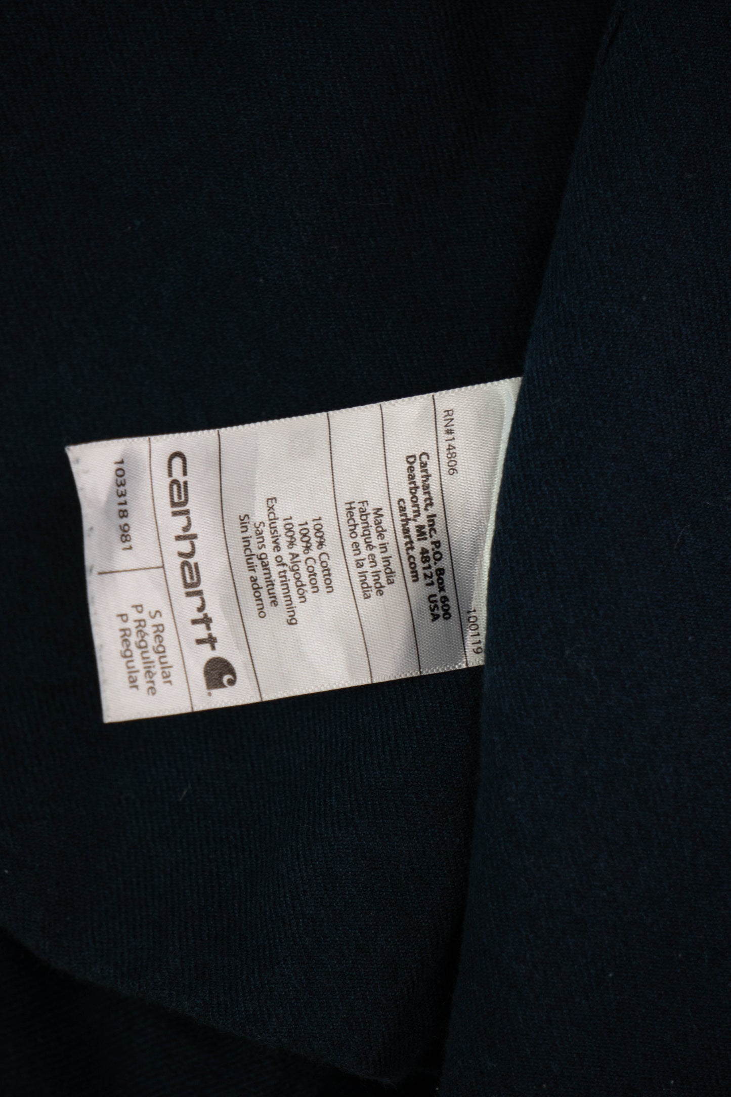 Camicia da Lavoro Carhartt Blu Relax Fit - M