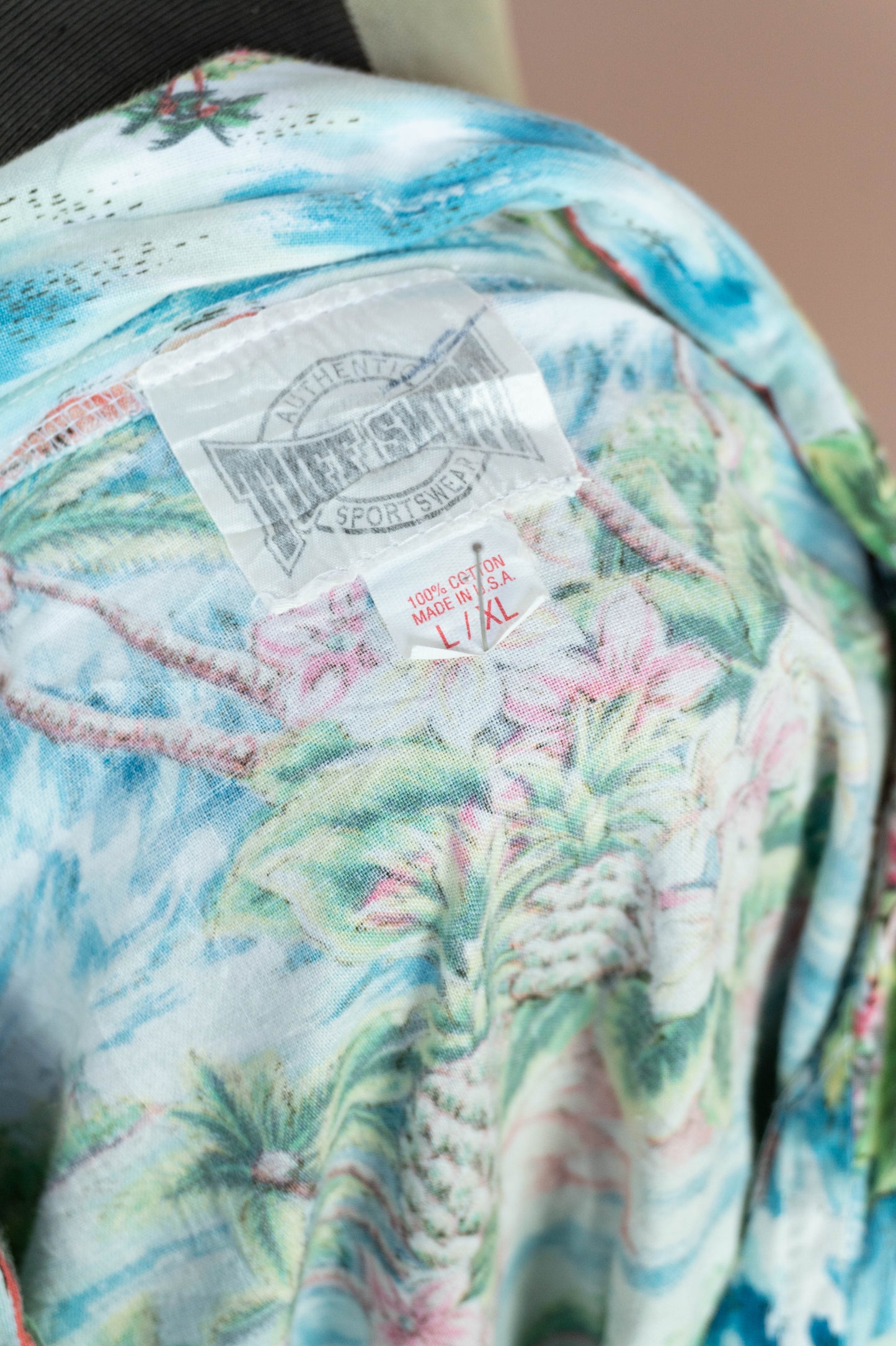 Camicia Hawaiana Americana Floreale "XL"