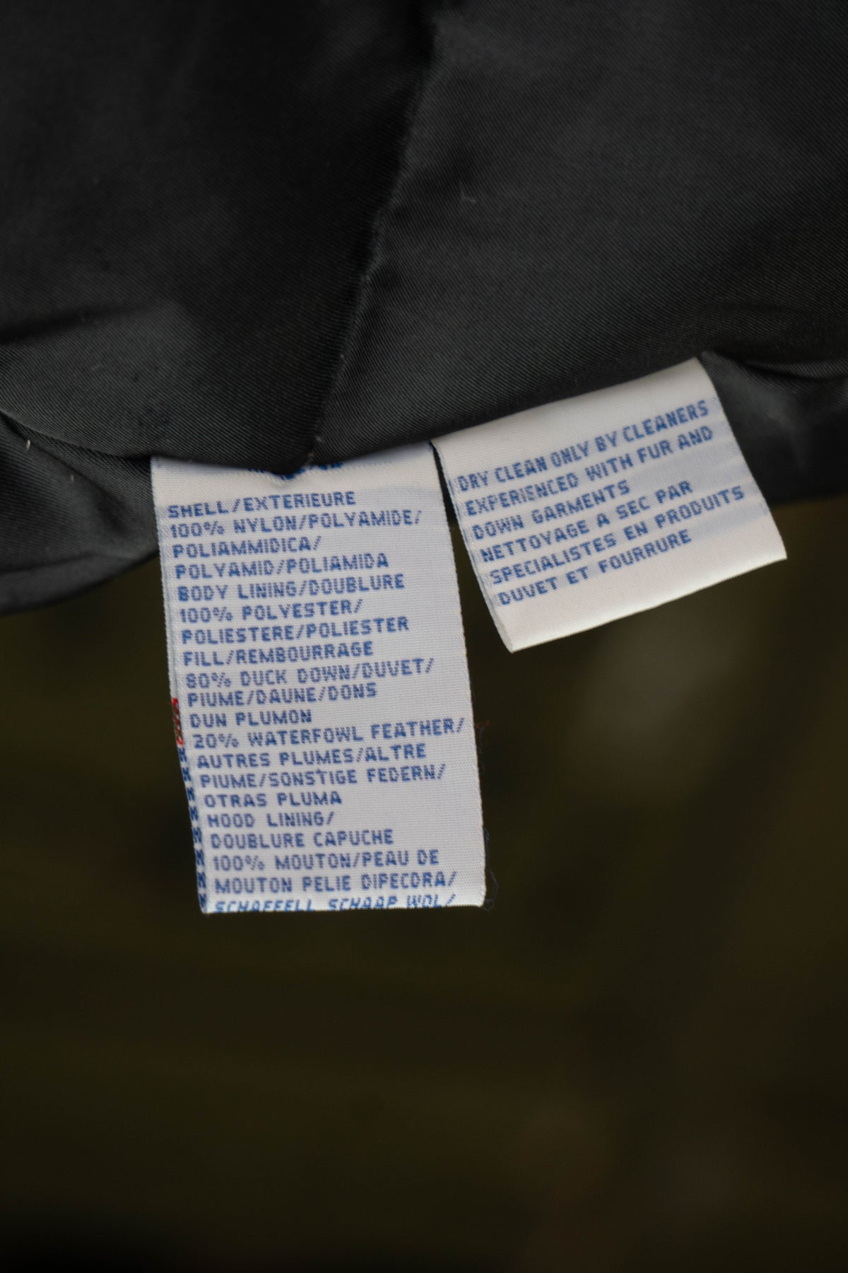 1990 Bomber N-2B Ralph Lauren Nero - XL