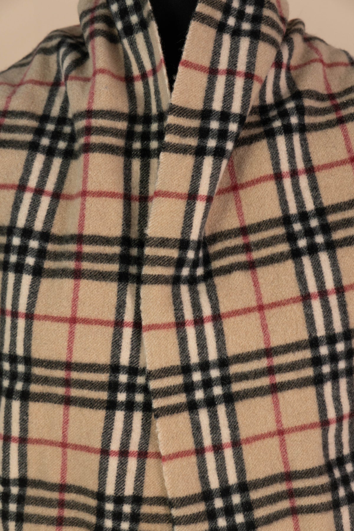 Sciarpa Burberry Classico Tartan Beige cashmere