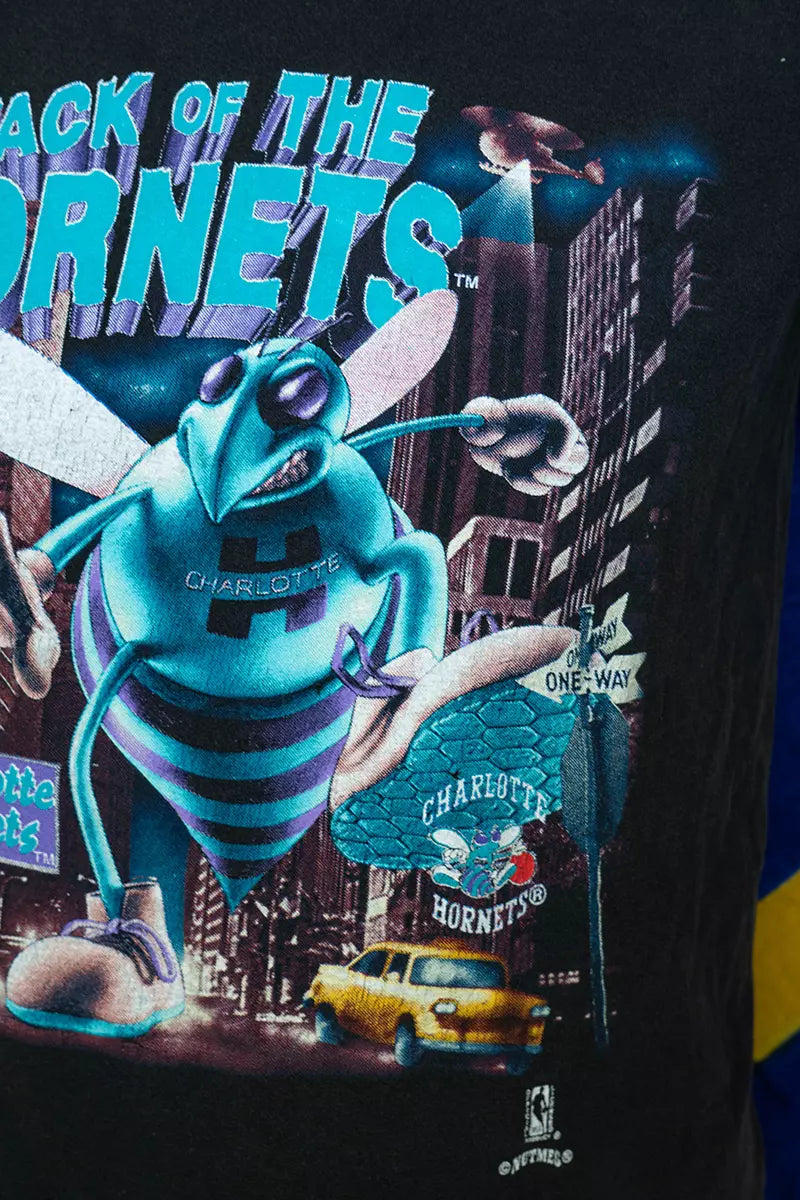 T-Shirt Vintage Charlotte Hornets USA "M"
