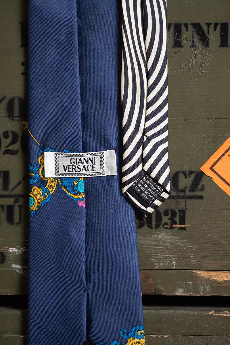 Gianni Versate Flags Tie