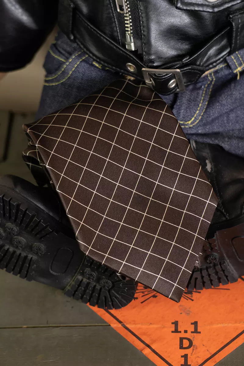 YVS Brown Tie