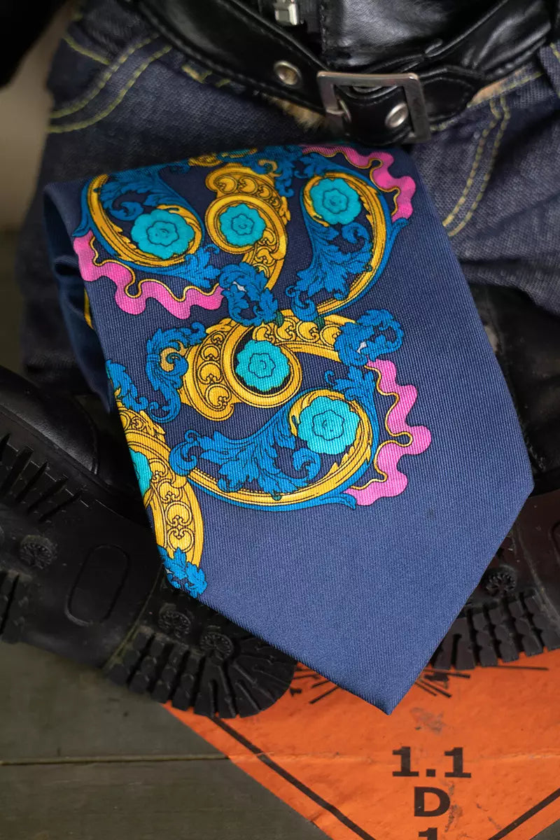 Gianni Versate Flags Tie