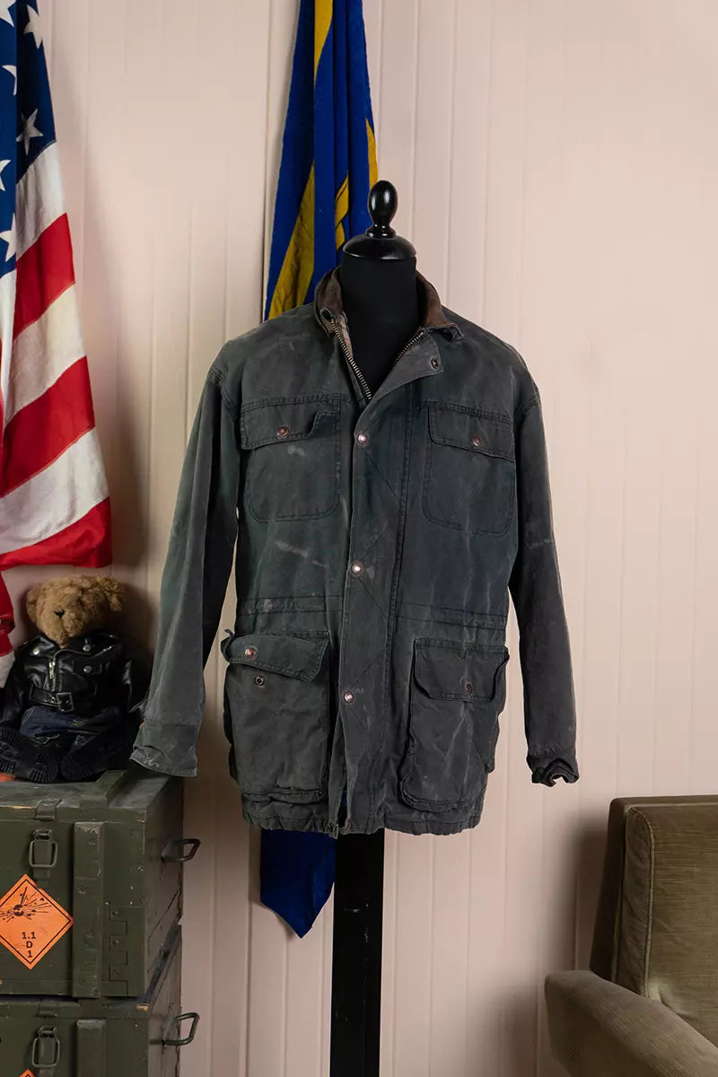 Outback Waxed Jacket Grey "M"