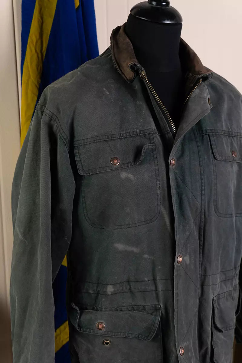 Outback Waxed Jacket Grey "M"
