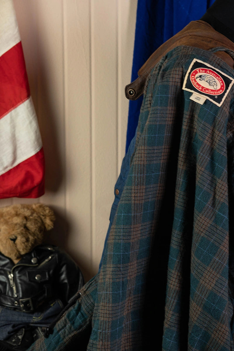 Impermeabile Cerato da Ranch Outback Blu "L"