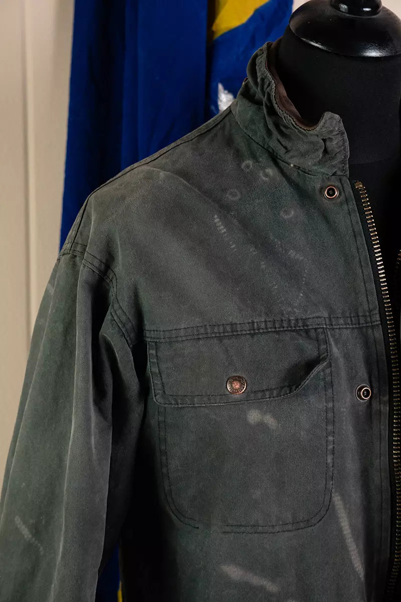 Outback Waxed Jacket Grey "M"
