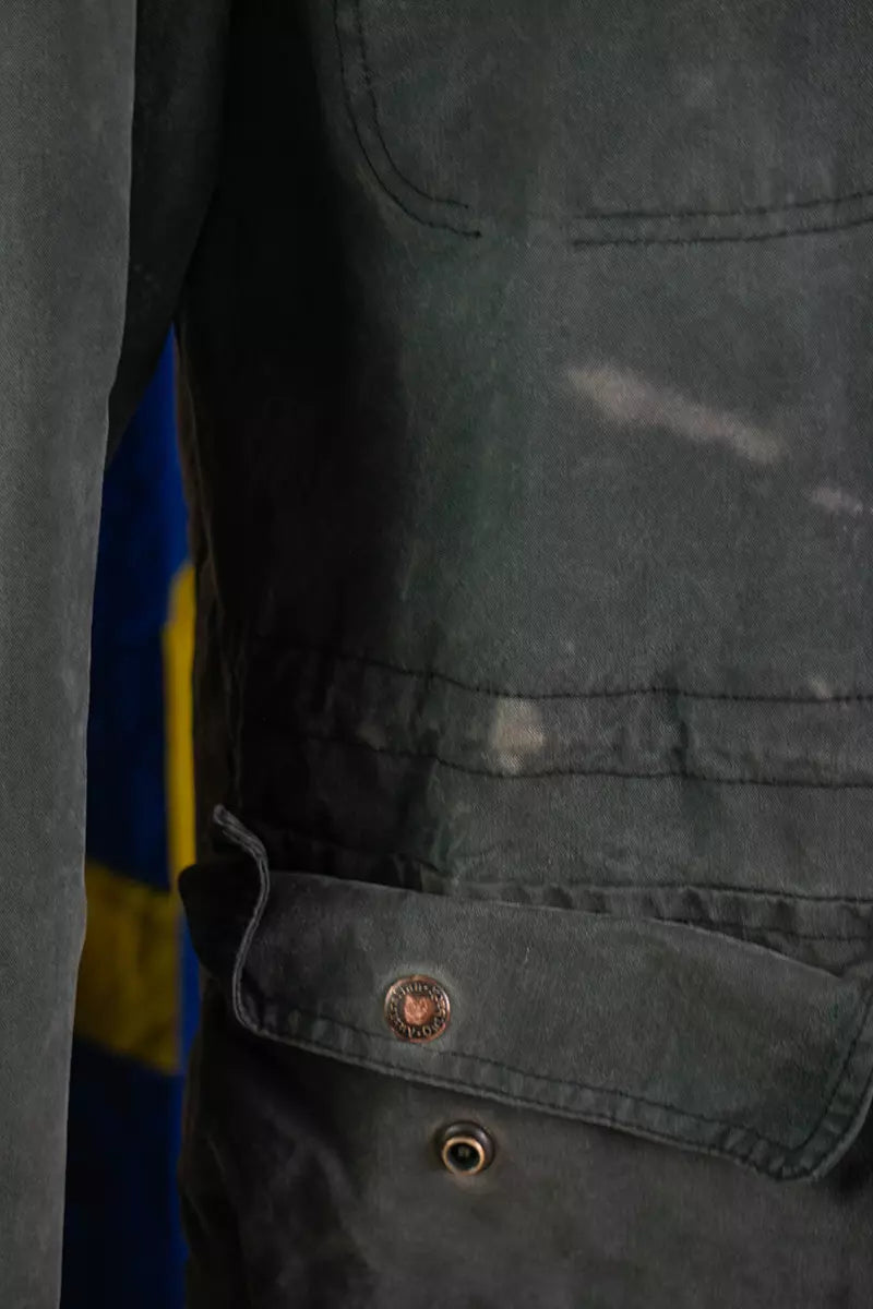 Outback Waxed Jacket Grey "M"