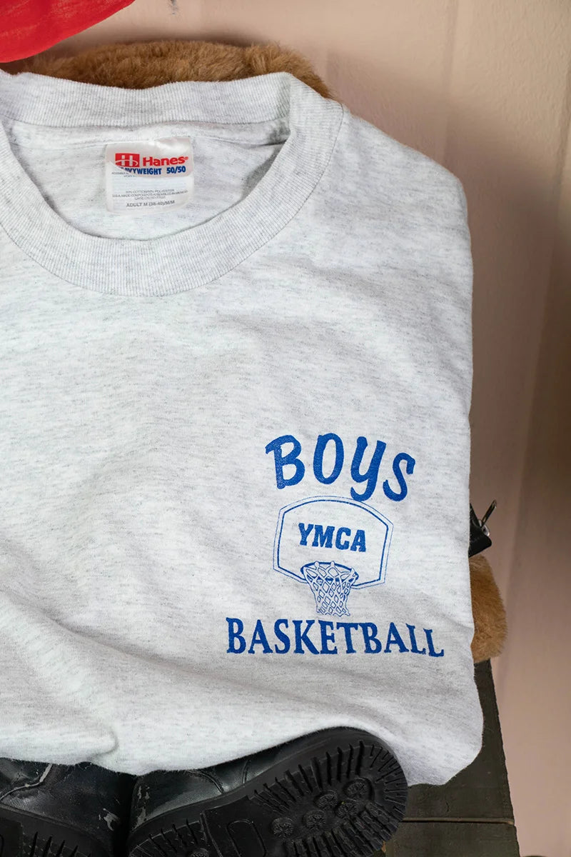 Hanes YMCA Basketball T-Shirt "M"