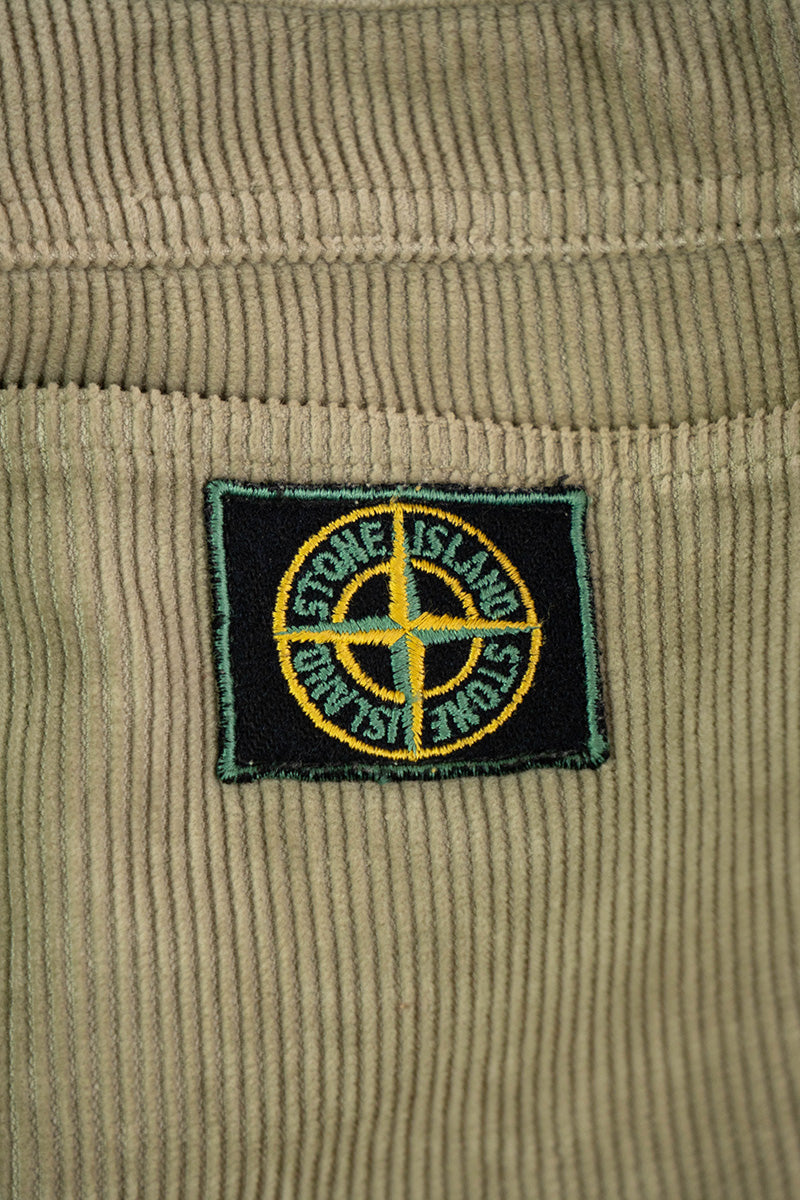 Vintage Pantaloni Stone Island Velluto Green Badge 1990- IT 48