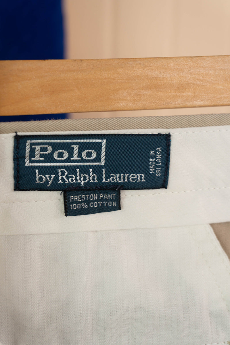 Pantaloni Chino Ralph Lauren Preston Beige - W 32