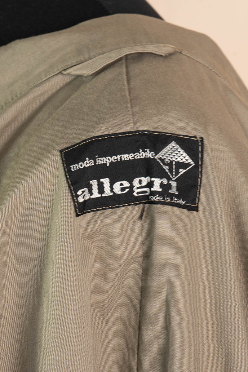 Allegri Vintage Grey Trench Coat - "M"