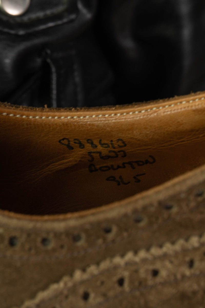 Scarpe Tricker's Derby Bourton Scamosciate- 9.5