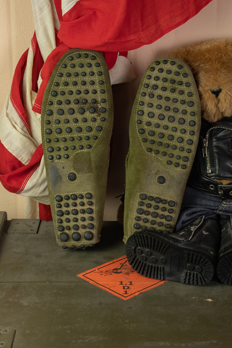 Mocassino Car Shoe Verde - EU 41,5