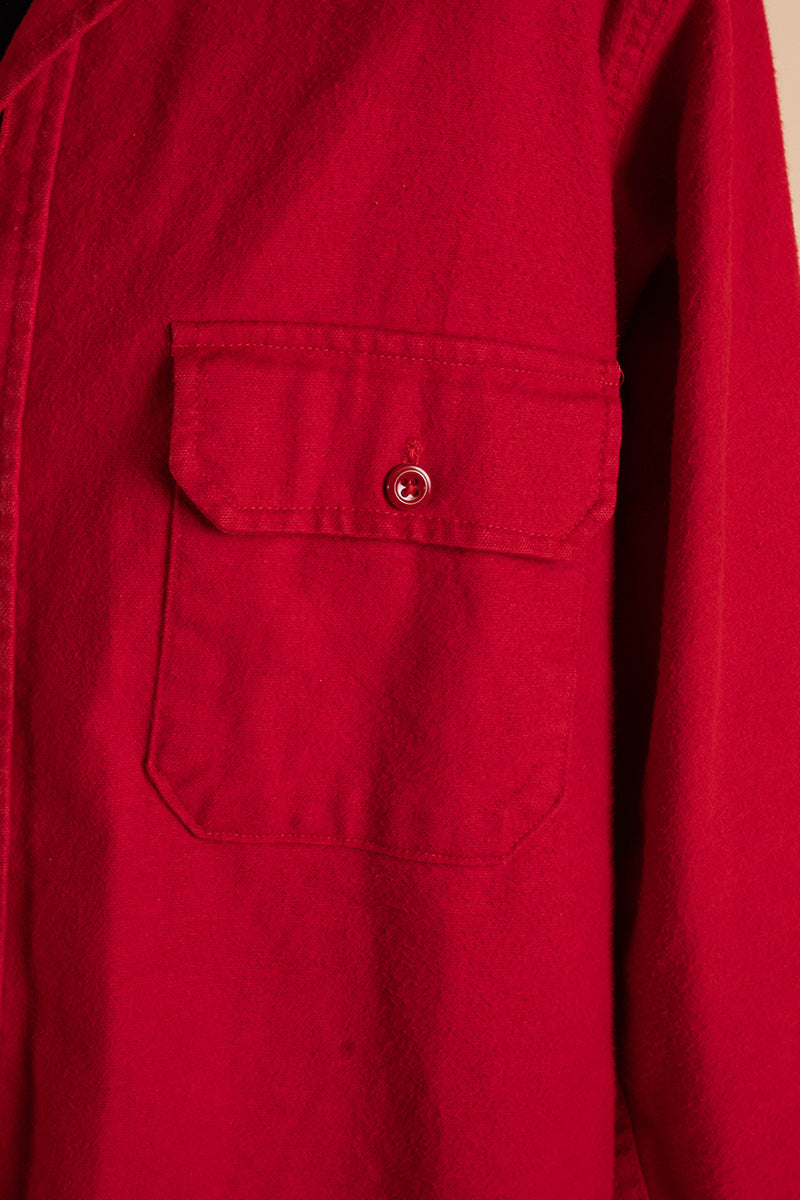Camicia Overshirt Woolrich USA Rossa - XL