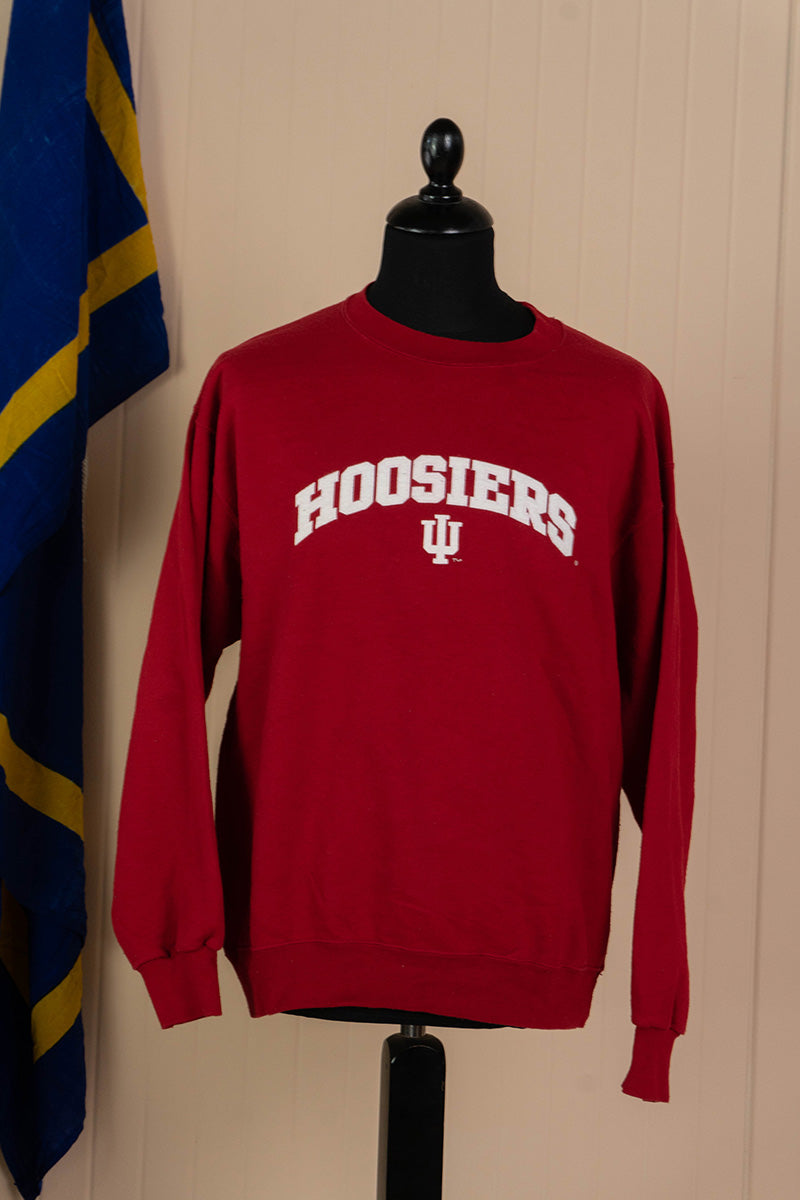 Felpa Vintage Made in USA Hoosiers - L