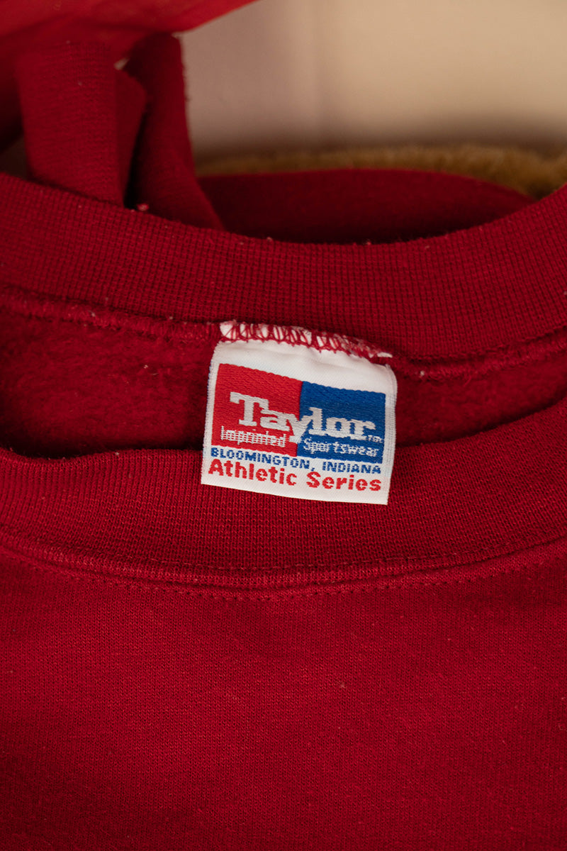 Felpa Vintage Made in USA Hoosiers - L