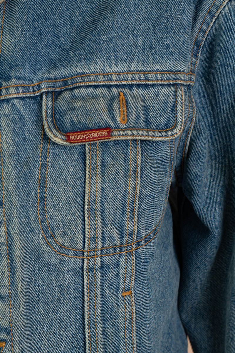 Giacca di Jeans Lee Rough Riders - S