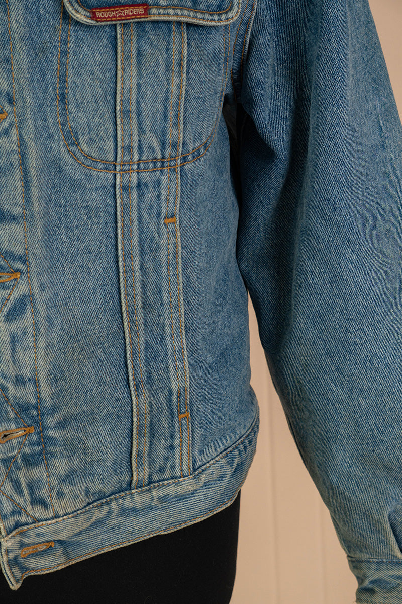 Giacca di Jeans Lee Rough Riders - S