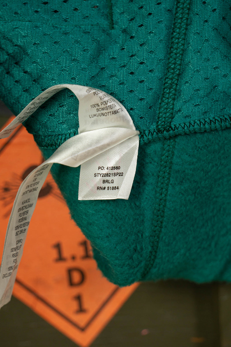 Smanicato pile Patagonia verde "L"