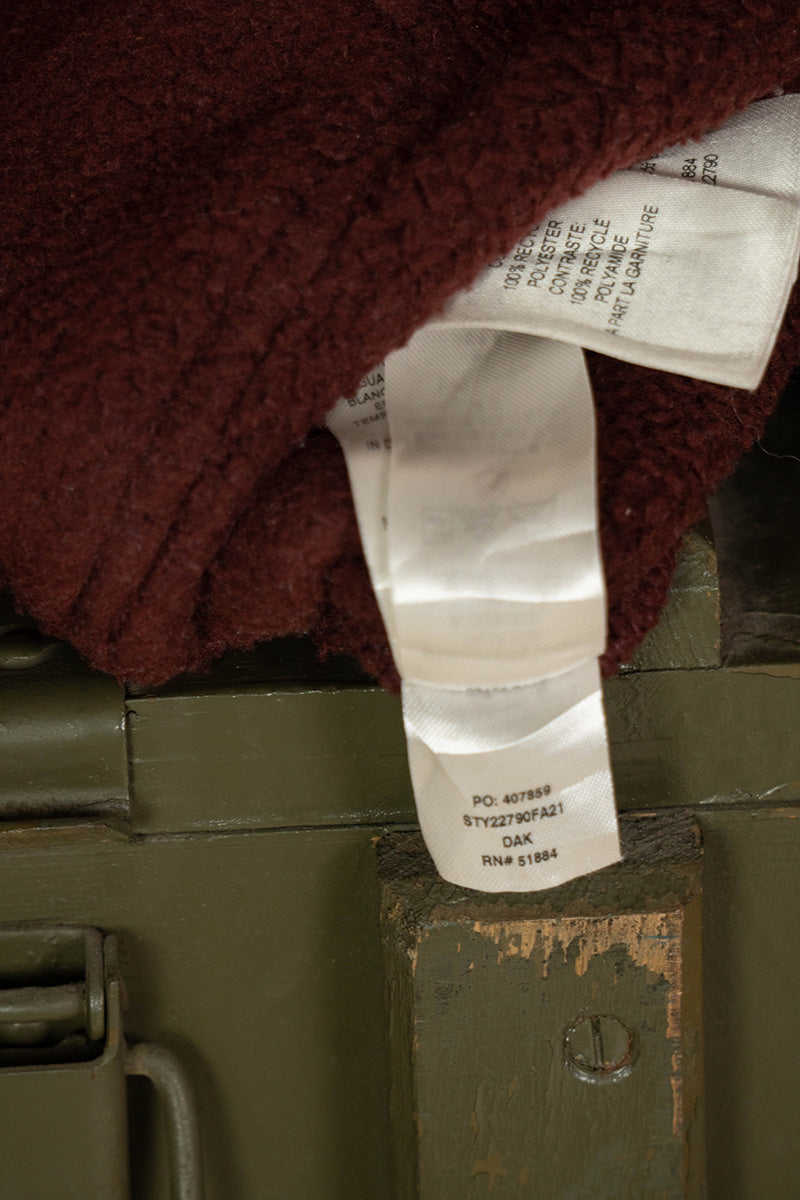 Pile Patagonia Burgundy con cappuccio "M"