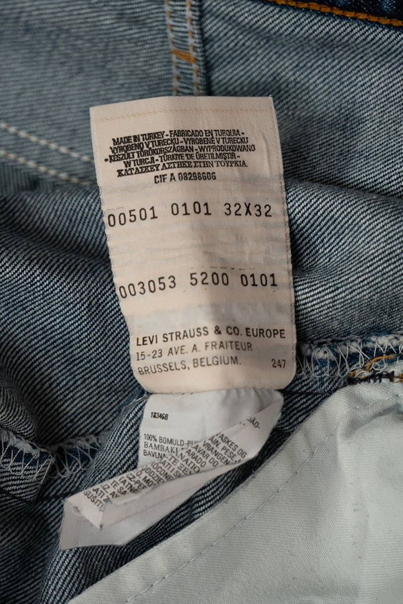 Jeans Levi's 501 Dark Indigo vintage 2001 W32 L32