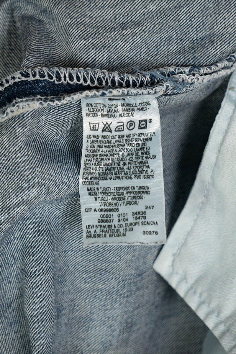 Jeans Levi's 501 Indaco Medio W34 L36