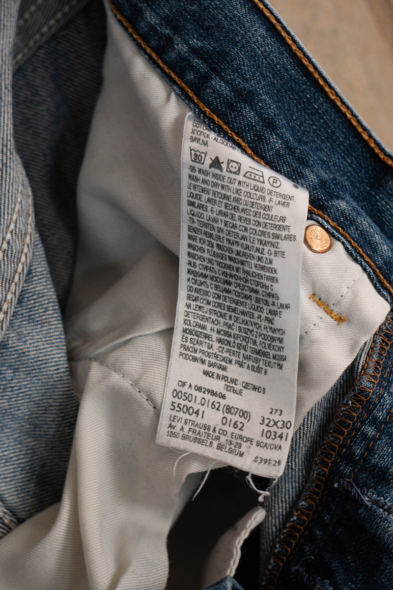 Jeans Levi's 501 Indaco medio W32 L30