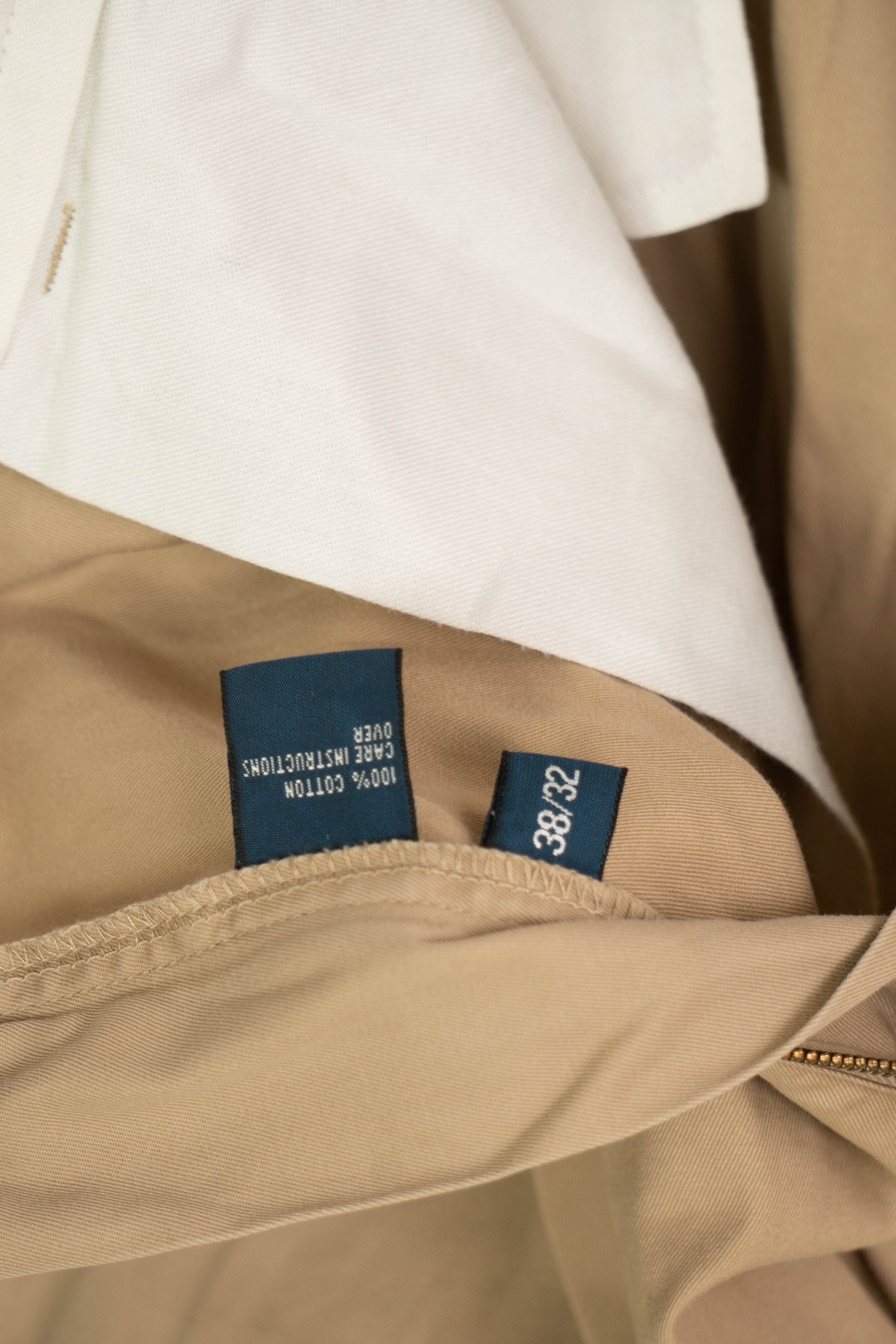 1990 Pantaloni chino Ralph Lauren Hammond Beige - W38 L 32