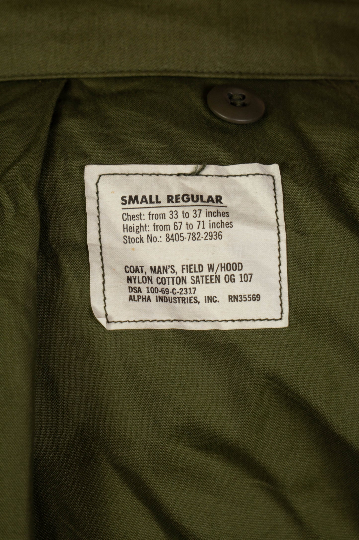 Field Jacket M65 1969 "S"