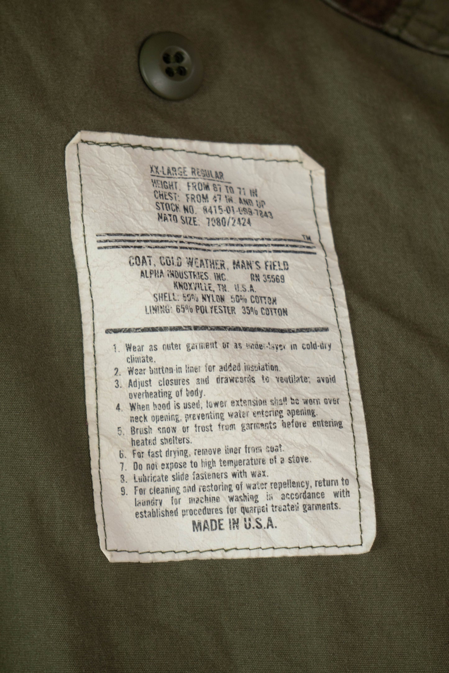 Field Jacket M-65 Woodland - XXL