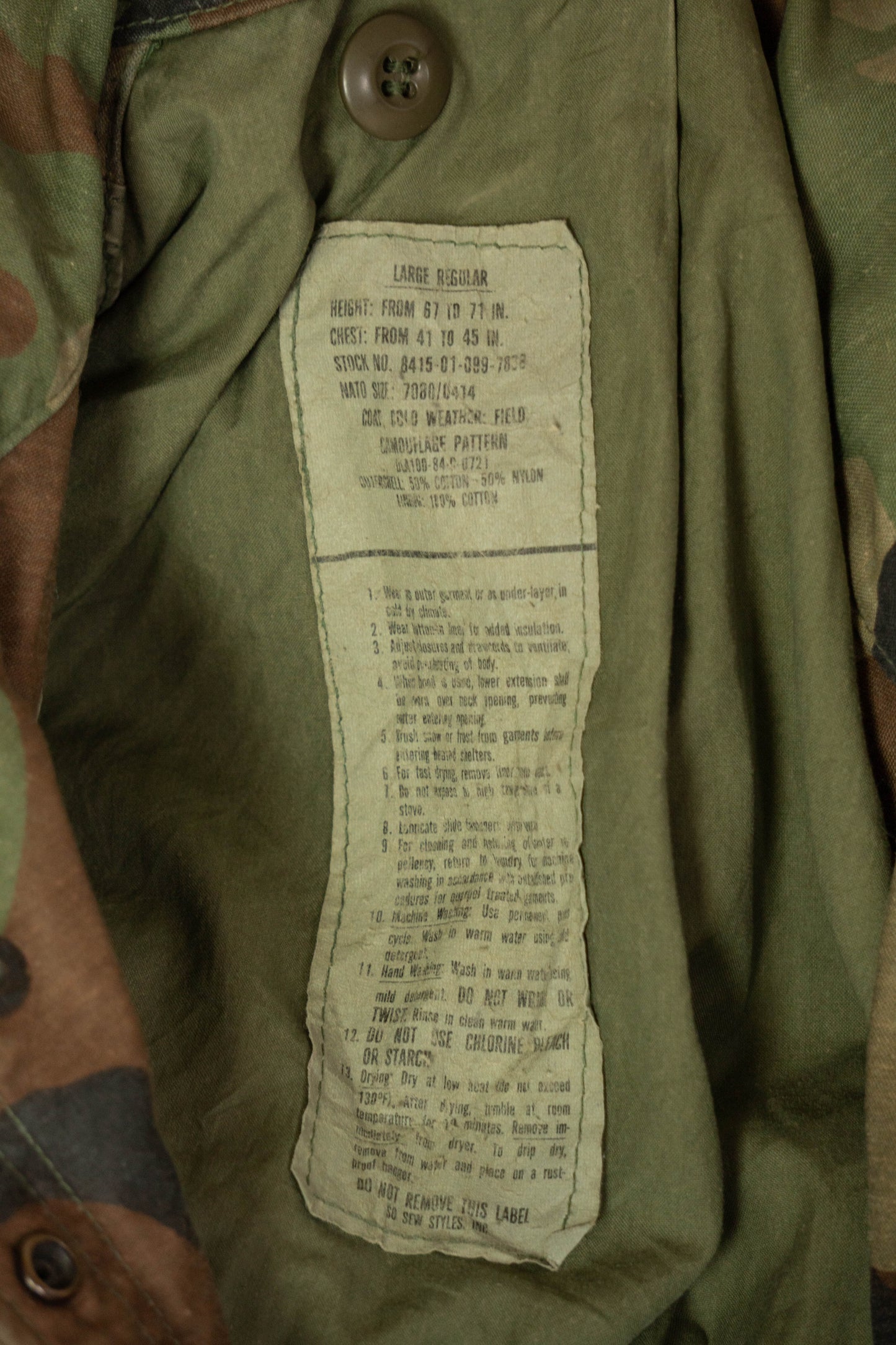 1984 Field Jacket M-65 Woodland -L Regular