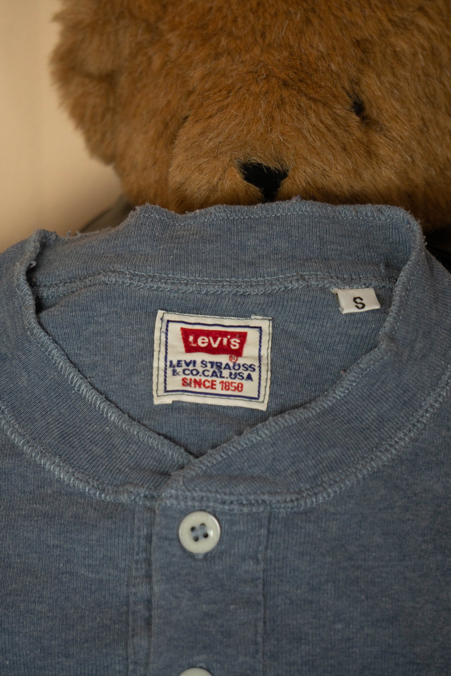 T-shirt Levi's serafino maniche lunghe Blu - S