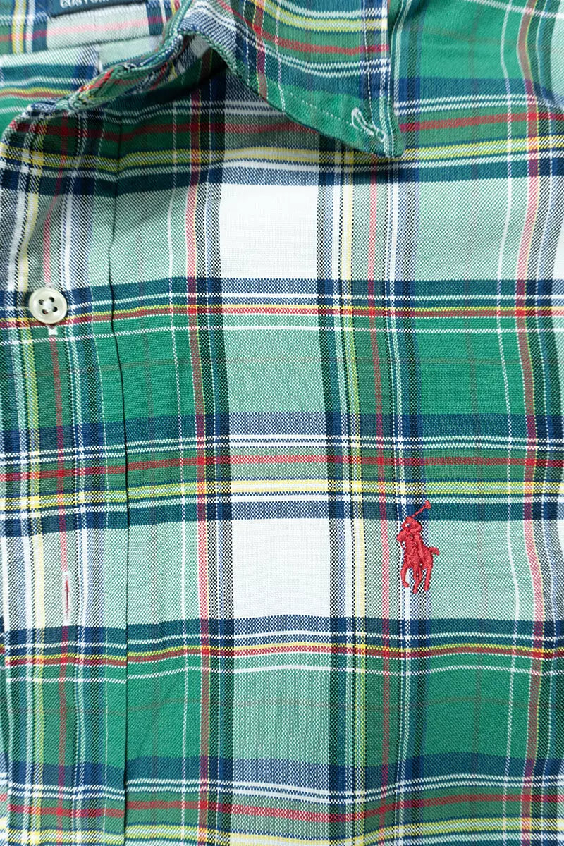 Camicie Ralph Lauren a Scacchi Custom Fit - L