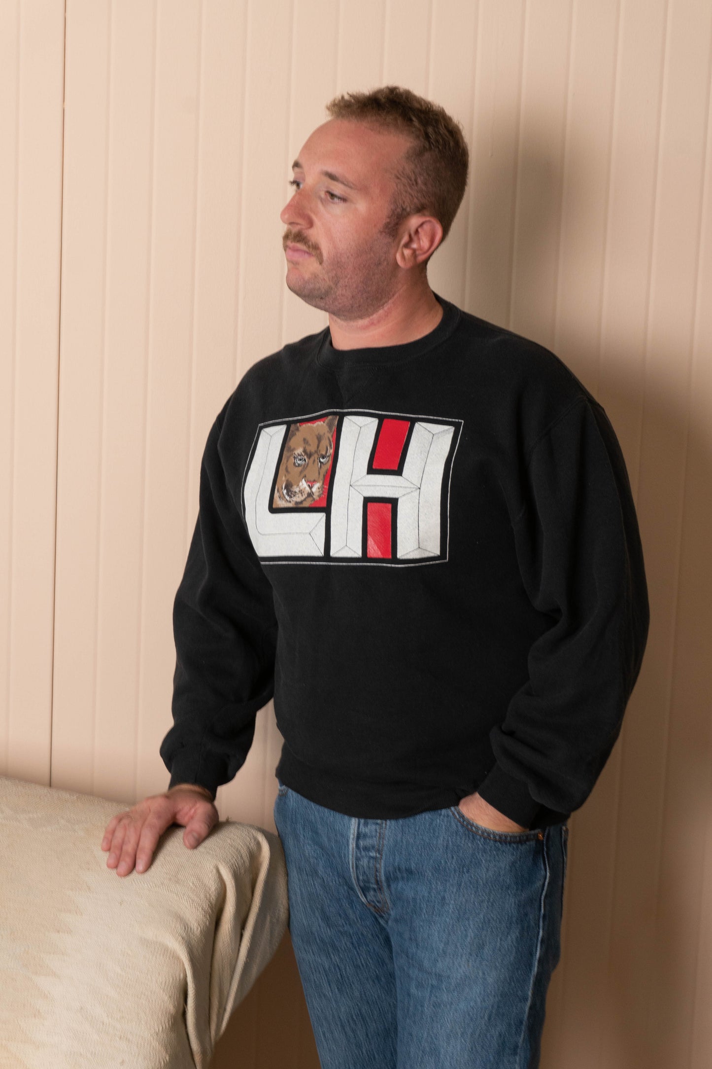 Felpa Vintage Russel Athletic USA - L