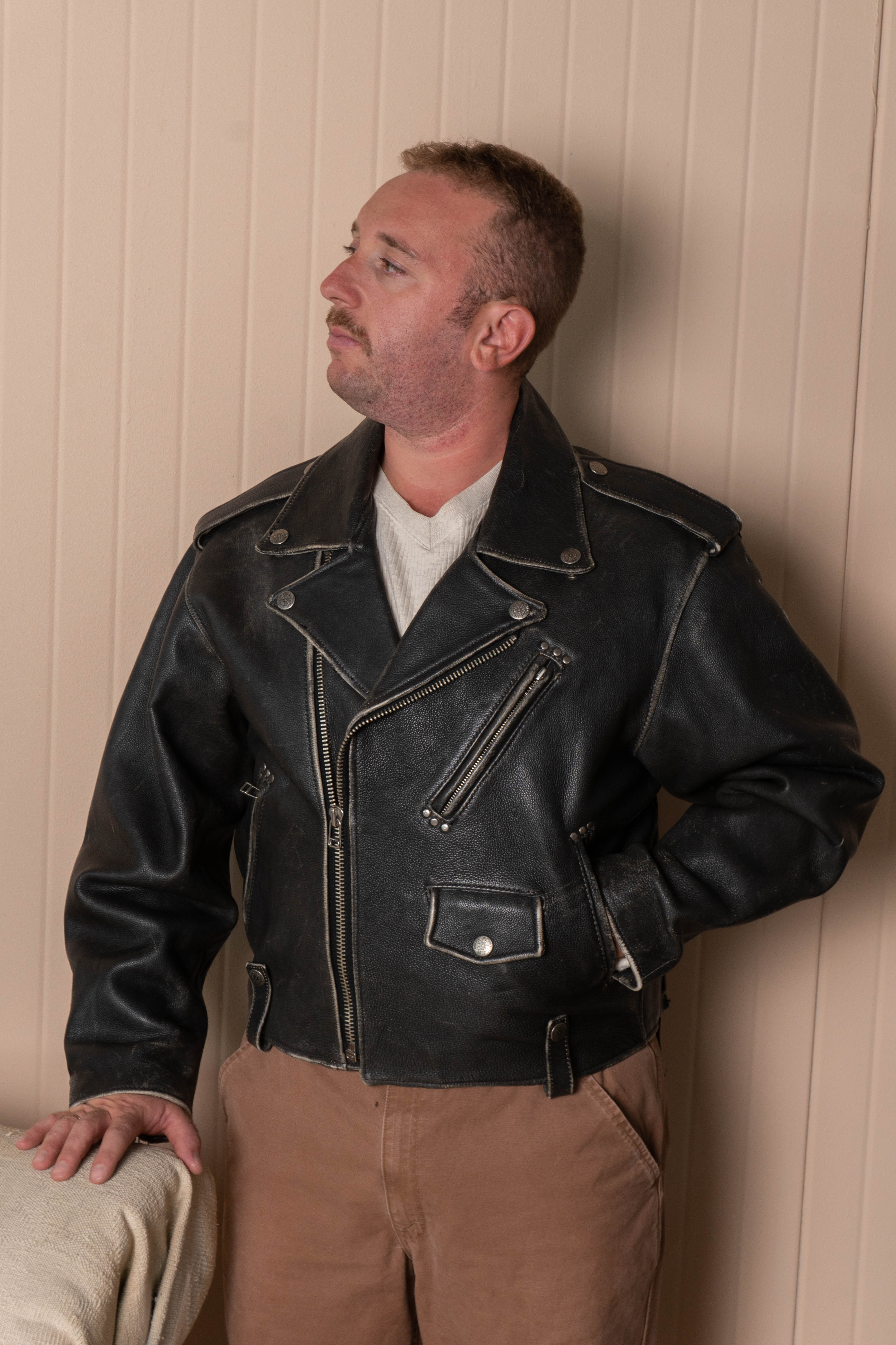 Avirex leather jacket – Annodo