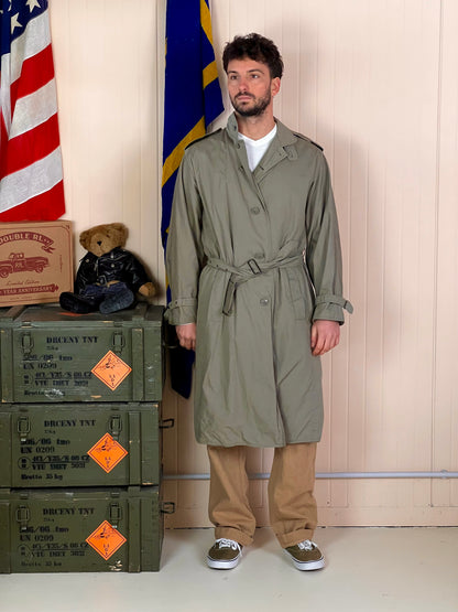 Allegri Vintage Grey Trench Coat - "M"