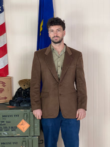 Blazer Tabacco in Cashmere Ing Loro Piana "IT 48"