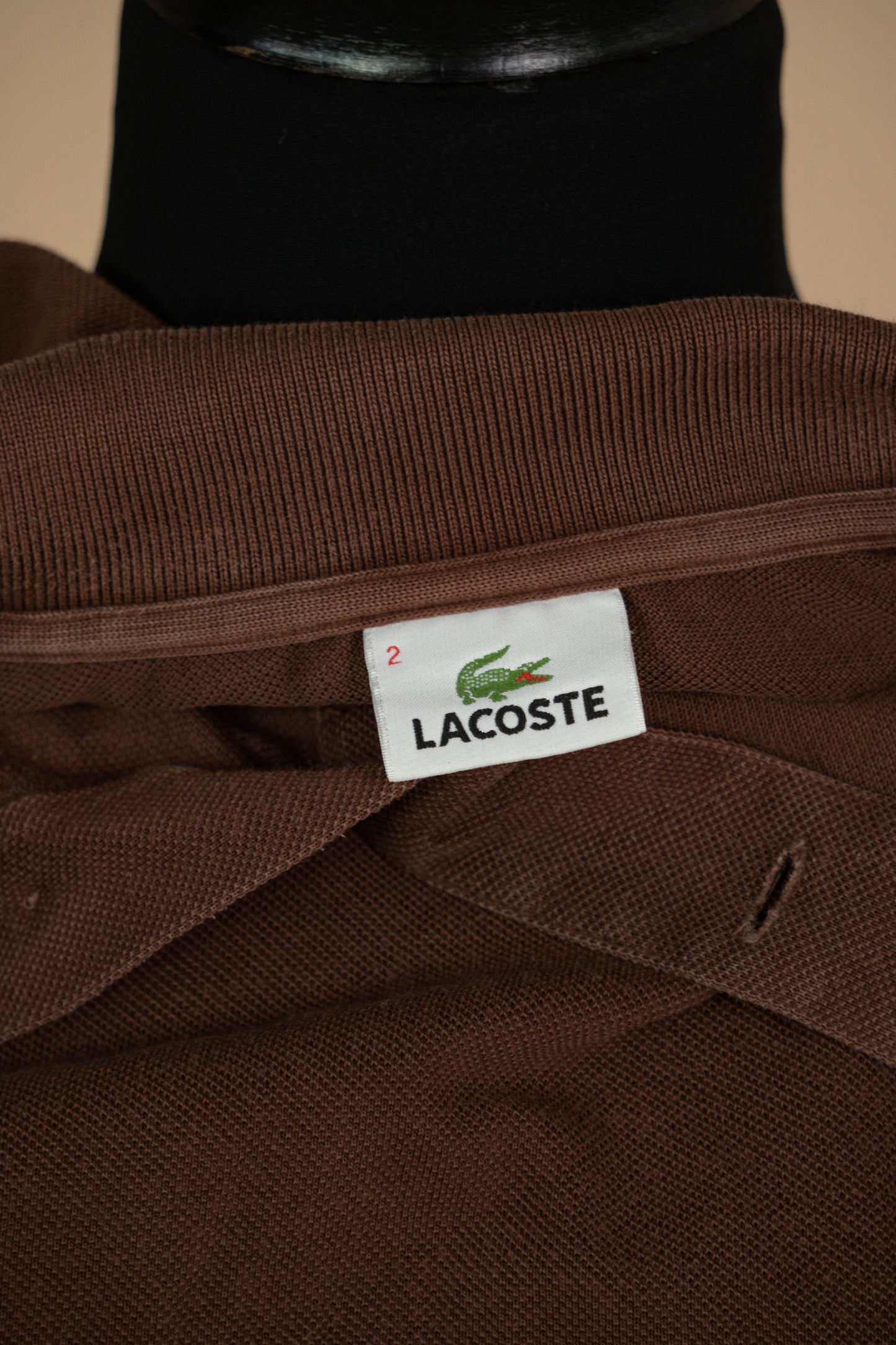 2010 Polo Lacoste Maniche corte Nera - XS
