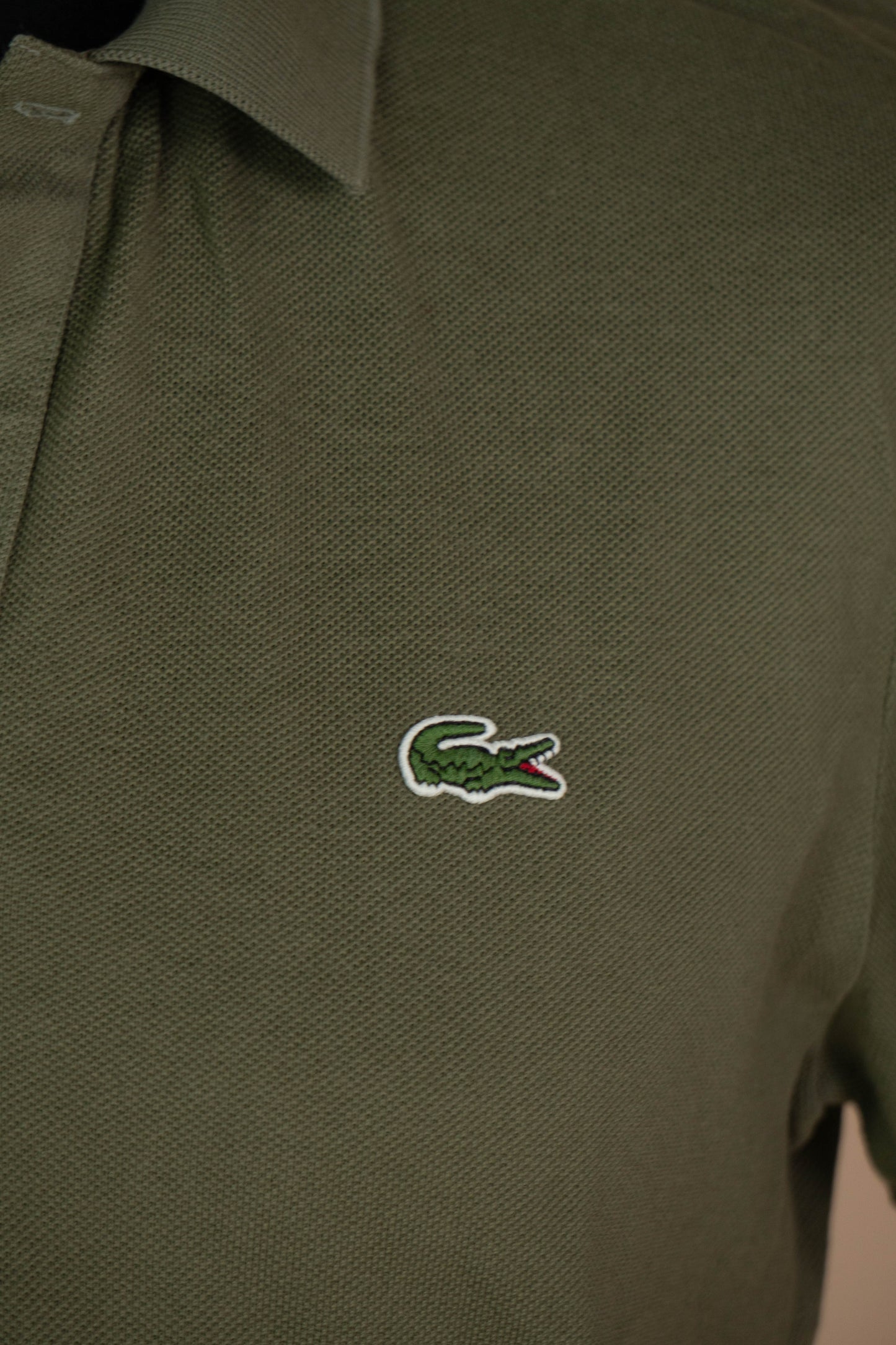 2010 Polo Lacoste Verde Oliva - M