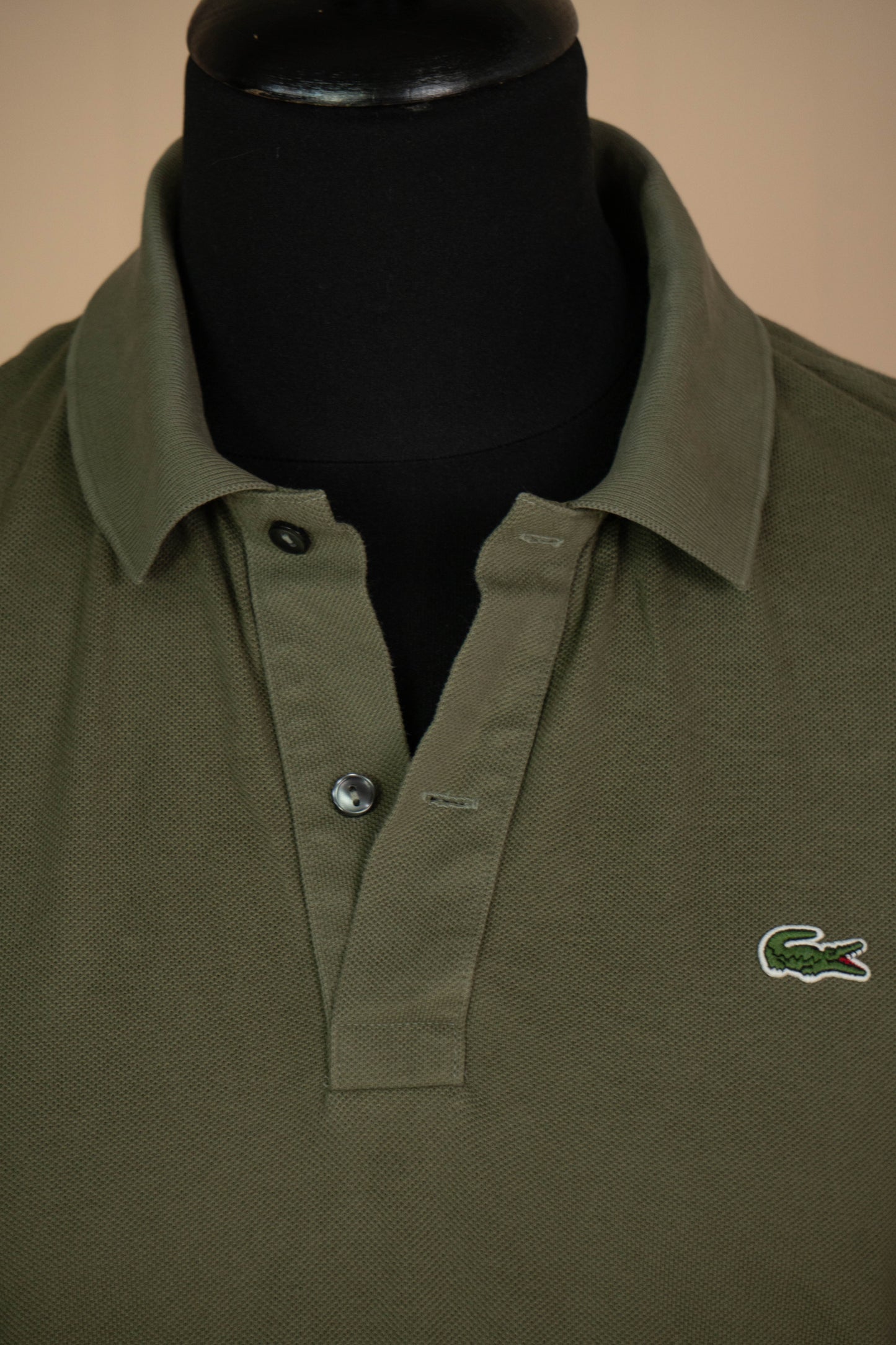 2010 Polo Lacoste Verde Oliva - M