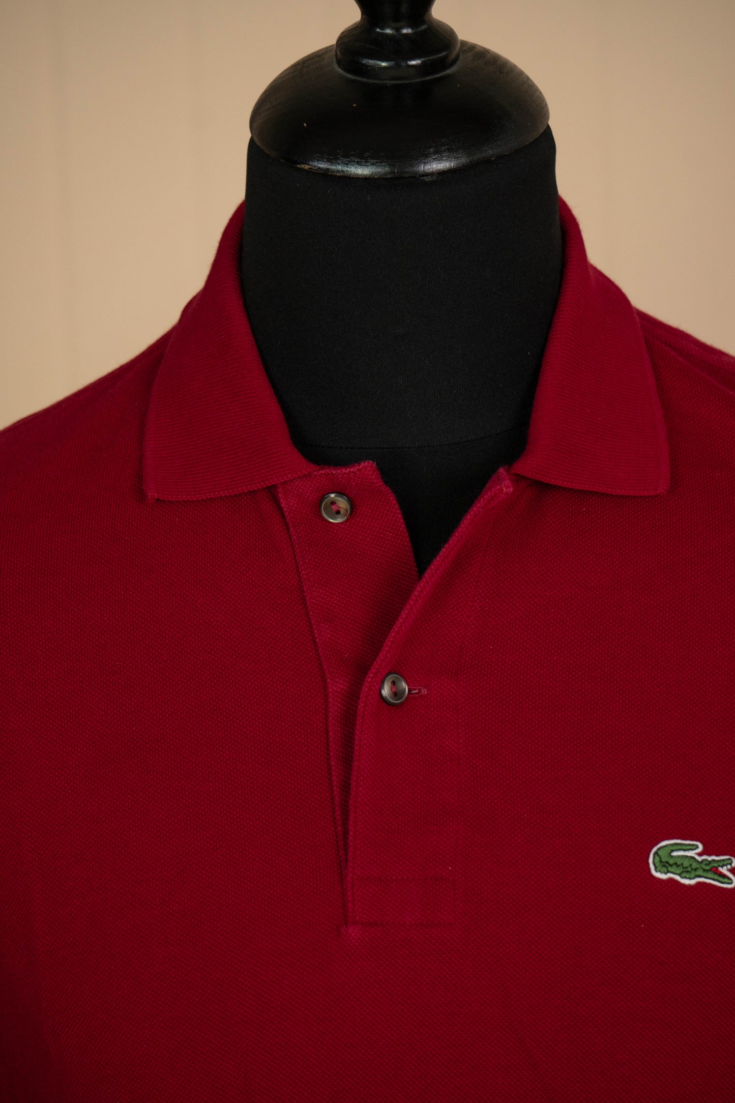 2010 Polo Lacoste maniche corte Borgogna - S