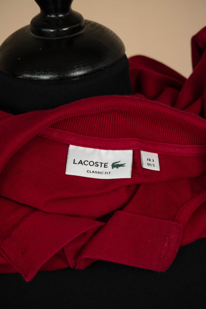 2010 Polo Lacoste maniche corte Borgogna - S