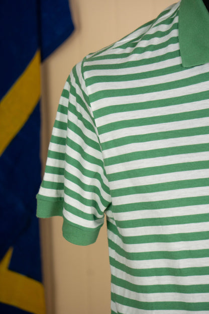 2010 Polo Lacoste Righe Bianche Verdi - L
