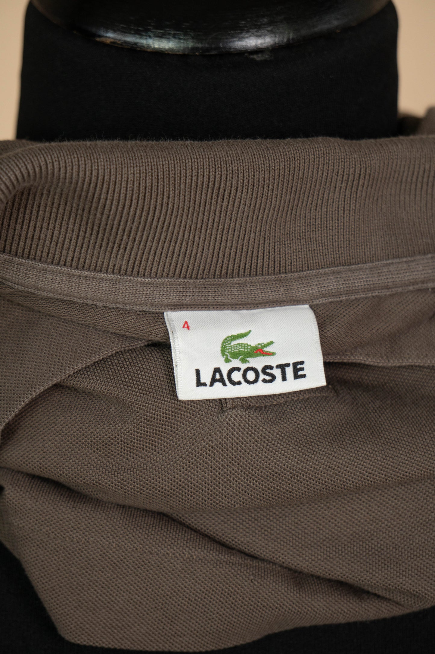 2010 Polo Lacoste Maniche corte Tortora- M