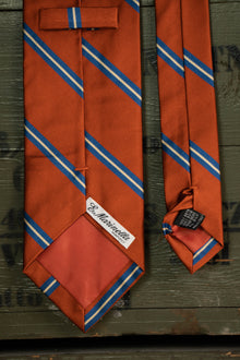 Cravatta E.Marinella Arancione Regimental